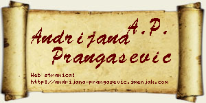 Andrijana Prangašević vizit kartica
